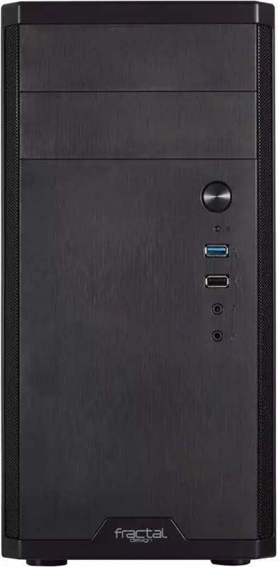 Kasë Fractal Design Core 1100, Mini Tower, micro ATX/Mini-ITX, e zezë