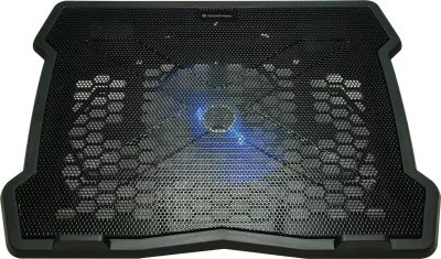 Mbajtëse ftohëse Conceptronic 1-Fan USB-A2.0 për laptop 15.6 inç, e zezë