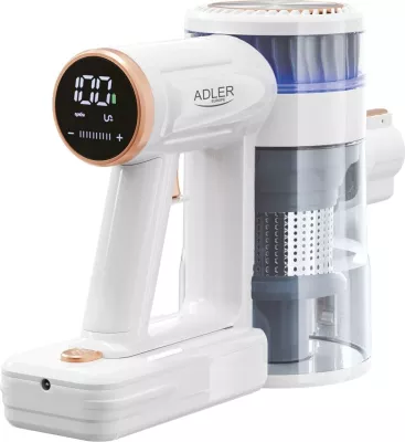 Fshesë me korrent pa kabllo Adler AD 7079, 0.4L, 2200 mAh, E bardhë