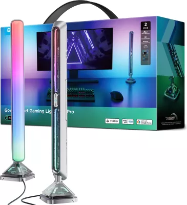 Set shufra ndriçimi smart gaming Govee Smart Gaming Lights Pro RGBIC Wi‑Fi/Bluetooth Matter 2 copë