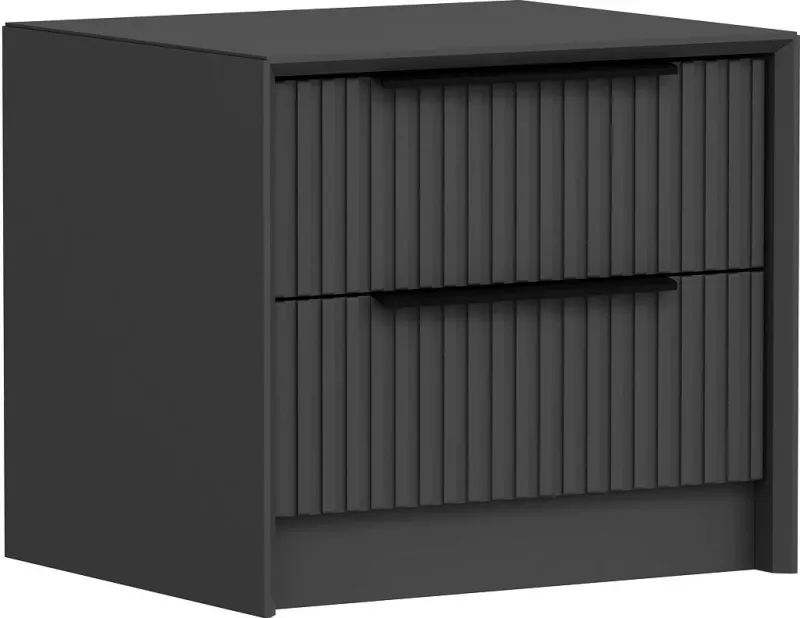 Komodinë nate Hanah Home, Kale Luxe Soft, anthracite, 4799