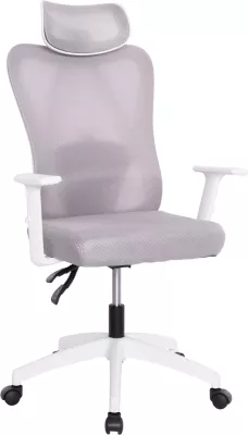 Karrige për zyre MEXER FH1195.02, hiri/e bardhë