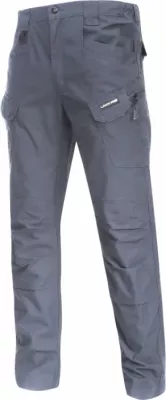 Pantallona cargo LAHTI PRO L4053301 rip-stop 65% poliester/35% pambuk 255 g/m², gri, me lidhëse