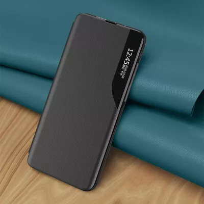 Mbështjellës Hurtel Eco Leather View Case për Xiaomi Redmi Note 11 Pro+ 5G / 11 Pro 5G / Mi 11i HyperCharge / Poco X4 NFC 5G, kaltër