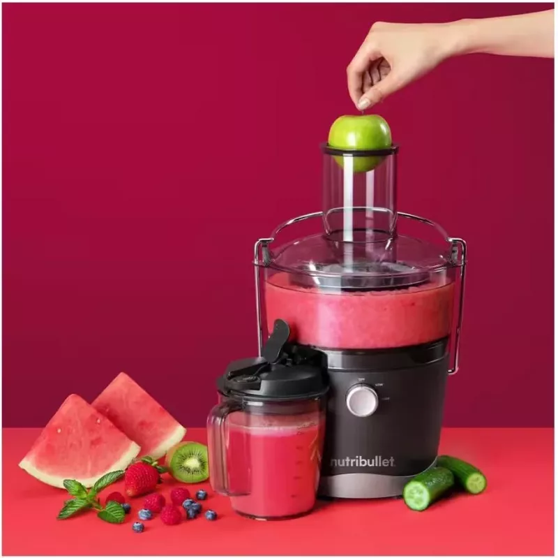 Lëngtar NutriBullet NBJ100.G, me shpejtësi të dyfishtë, gri