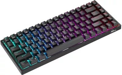 Tastierë mekanike wireless Royal Kludge RK84, 84 taste, RGB, Brown switch, e zezë