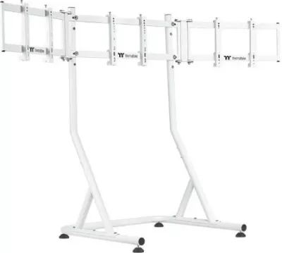 Mbajtës për 3 monitorë Thermaltake Triple Monitor Stand, për cockpit, i bardhë