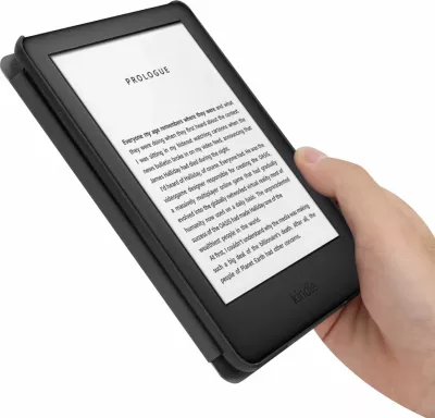 Mbështjellës Tech-Protect SmartCase për Kindle 11" 2022, Blu me lule sakura