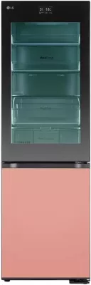 Frigorifer i kombinuar LG GBG719MDNN 352 L 187 x 68.4 cm InstaView MoodUP, e zezë/rozë
