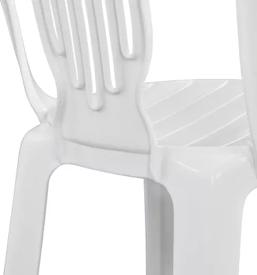 Karrige plastike Vienna e bardhë 303002010 44x50x87 cm