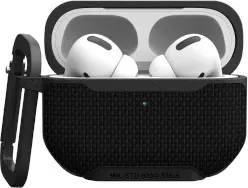 Mbështjellës UAG Metropolis për AirPods Pro 2, me karabiner, i zi