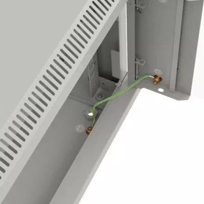 Kasë rack LANBERG 19" 9U, varëse, xham përpara, 540x350, ngjyrë hiri