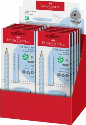 Laps grafiti Faber-Castell 580084, B, trekëndësh, kaltër
