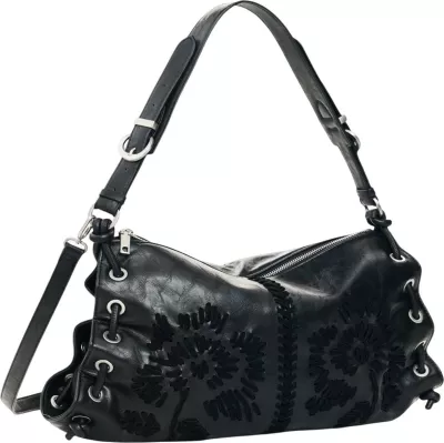 Çantë krahu për femra Desigual Alisio Xela Medium BL 26WAXP23, e zezë