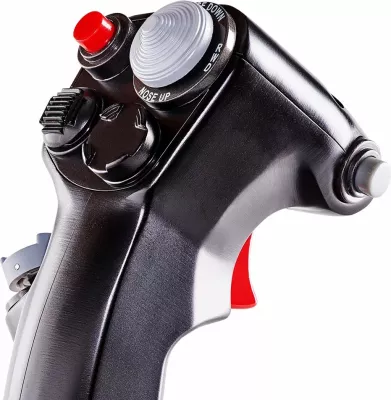 Dorezë joystick HOTAS Thrustmaster F-16C Viper Add-On Grip, 19 butona, metal, e zezë