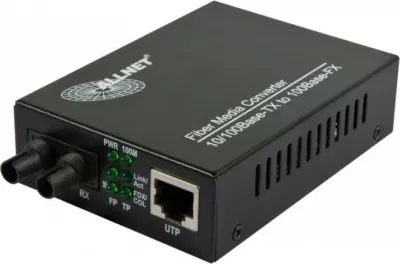 Konvertues rrjeti ALLNET ALL-MC107-ST-MM, 100 Mbit/s, IEEE 802.3, IEEE 802.3u, IEEE 802.3x, Fast Ethernet, 10,100 Mbit/s, 10BASE-T, 100BASE-TX, 100BASE-FX, i zi