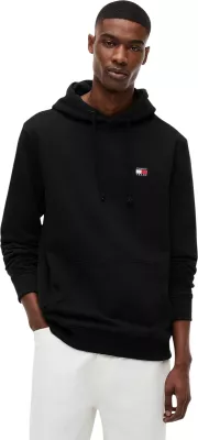 Duks me kapuç Tommy Hilfiger Jeans DM0DM21922 për meshkuj, i zi [Madhësia: XXL]