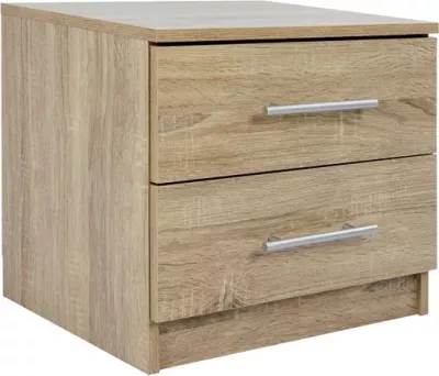 Komodinë anësore melamine, ngjyrë sonama, FH2220.02, 48x40,5x41,5 cm