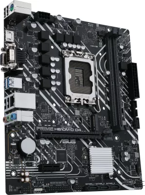 Pllakë amë ASUS PRIME H610M-D D4, LGA 1700, DDR4, micro ATX, e zezë