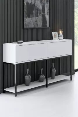 Set mobiljesh për dhomë dite, Hanah Home Lord, e zezë dhe e bardhë