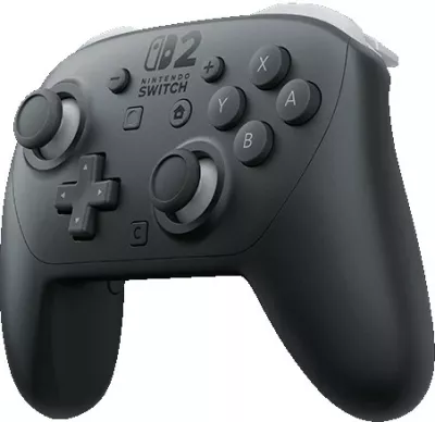 Gamepad Nintendo Switch 2 Pro, wireless, 40 orë bateri, i zi