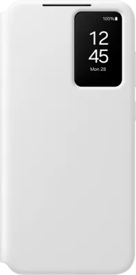 Mbështjellës Samsung Smart View Wallet EF-ZS721CWEGWW për Galaxy S24 FE, Bardhë