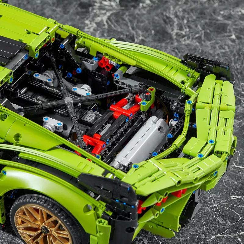 Set ndërtimi LEGO Technic Lamborghini Sián FKP 37, 8 vjeç e lart, Plastik, 457 pjesë, shumëngjyrësh