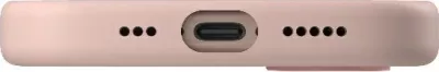 Mbështjellës UNIQ Lino Hue MagClick për iPhone 16 Pro, Rozë