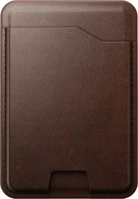 Kuletë lëkure MagSafe Nomad Leather Mag Wallet me Apple Find My, 1-4 kartela, kafe