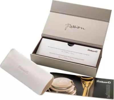 Stilolaps Pelikan Souverän 600, ari/rhodium, Extra Fine, i zi/jeshil