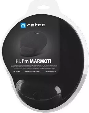 Mbështjellës për kyçin Natec Marmot, i zi
