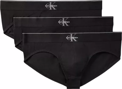 Të brendshme për meshkuj Calvin Klein Underwear Hip Brief 3PK LV00NB4471, të zeza