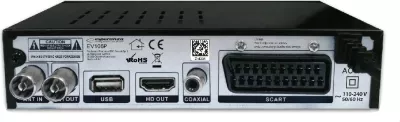 Dekoder digjital Esperanza EV106P DVB-T2 H.265/HEVC, i zi