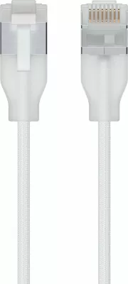 Kabllo rrjeti Ubiquiti UACC-Cable-Patch-EL-C6A-1M-W Cat6a 1m S/FTP RJ45-RJ45 PoE++ e bardhë