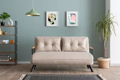 Divan-krevat dy ulës, Atelier del Sofa, Sando v2, krem
