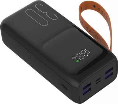 Power bank Tracer Vouge-3, 30000 mAh, Ekran LCD, Quick Charge 3.0, i zi