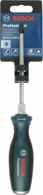Kaçavidë Bosch Professional SL 6,5 x 125 mm, krom-vanadium, SoftGrip, blu/zezë