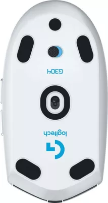 Maus Logitech G G305 LIGHTSPEED, Wireless, 12000 DPI, e bardhë