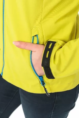 Xhaketë për femra Viking Eva 7007515S, softshell 4-way stretch, madhësia S, e verdhë