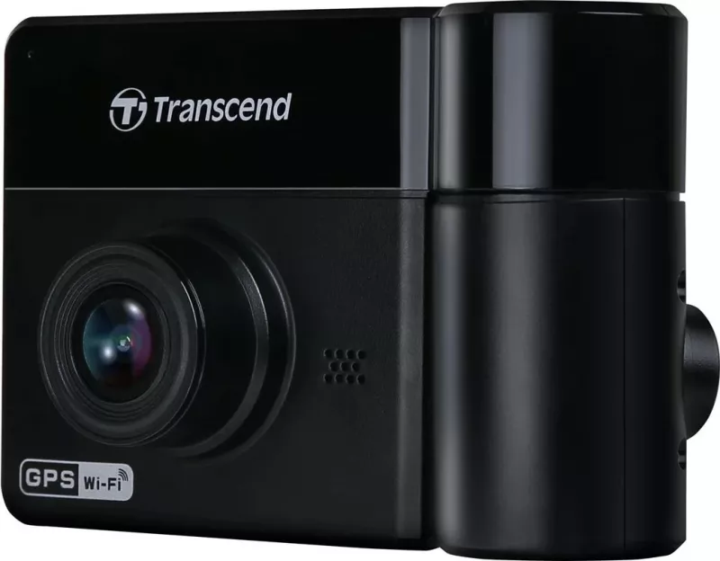 Dashcam Transcend DrivePro 550, 64GB, e zezë