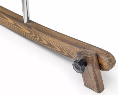 Djep për fëmijë, ngjyrë rozë, metal krom, Skye Decor