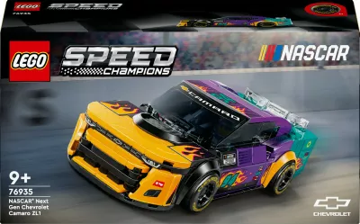 Set ndërtimi LEGO NASCAR Next Gen Chevrolet Camaro ZL1, 328 copë, shumëngjyrësh