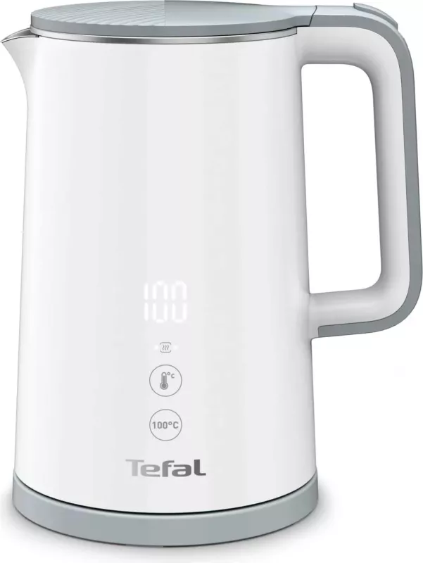 Çajnik elektrik Tefal Sense KO693110, 1.5L, i bardhë