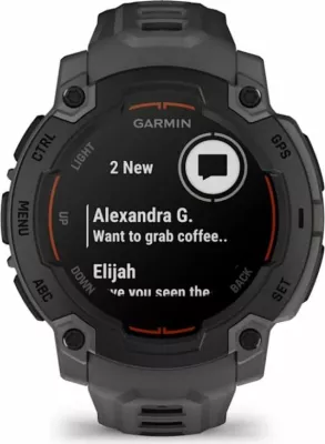 Smartwatch Garmin unisex, e zezë