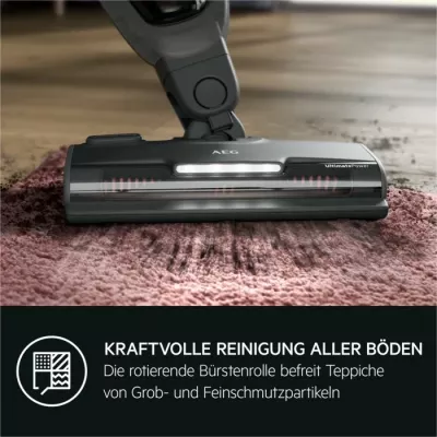 Fshesë me korrent stick AEG AS 52AB18UG 5000 Serie, 18V, 2Ah, gri