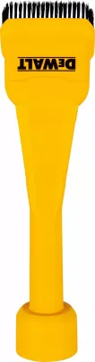 Furçë ergonomike për papastërti të fortë Dewalt DXVA00-4300E, për zorrë thithjeje 32/48/64 mm, e verdhë
