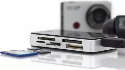 Lexues kartelash Digitus All-in-one, USB 3.2 Gen 1, 1m, zi/bardhë