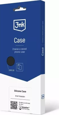 Mbështjellës silikoni 3MK Silicone Case për Samsung Galaxy A24 4G, i zi