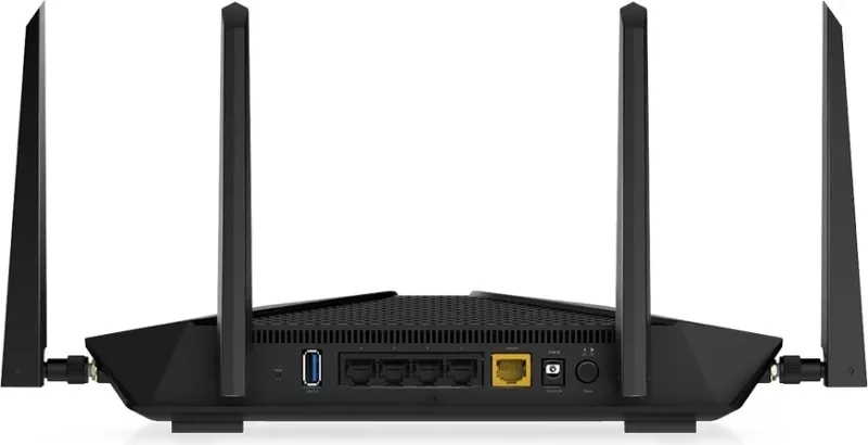Router Netgear RAX50-100EUS, Wi-Fi 6, 256MB Flash, 512MB RAM, i zi