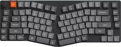 Tastierë mekanike wireless Keychron K15 Max, profil i ulët, Alice 75%, Gateron Red Switch, LED i bardhë, e zezë